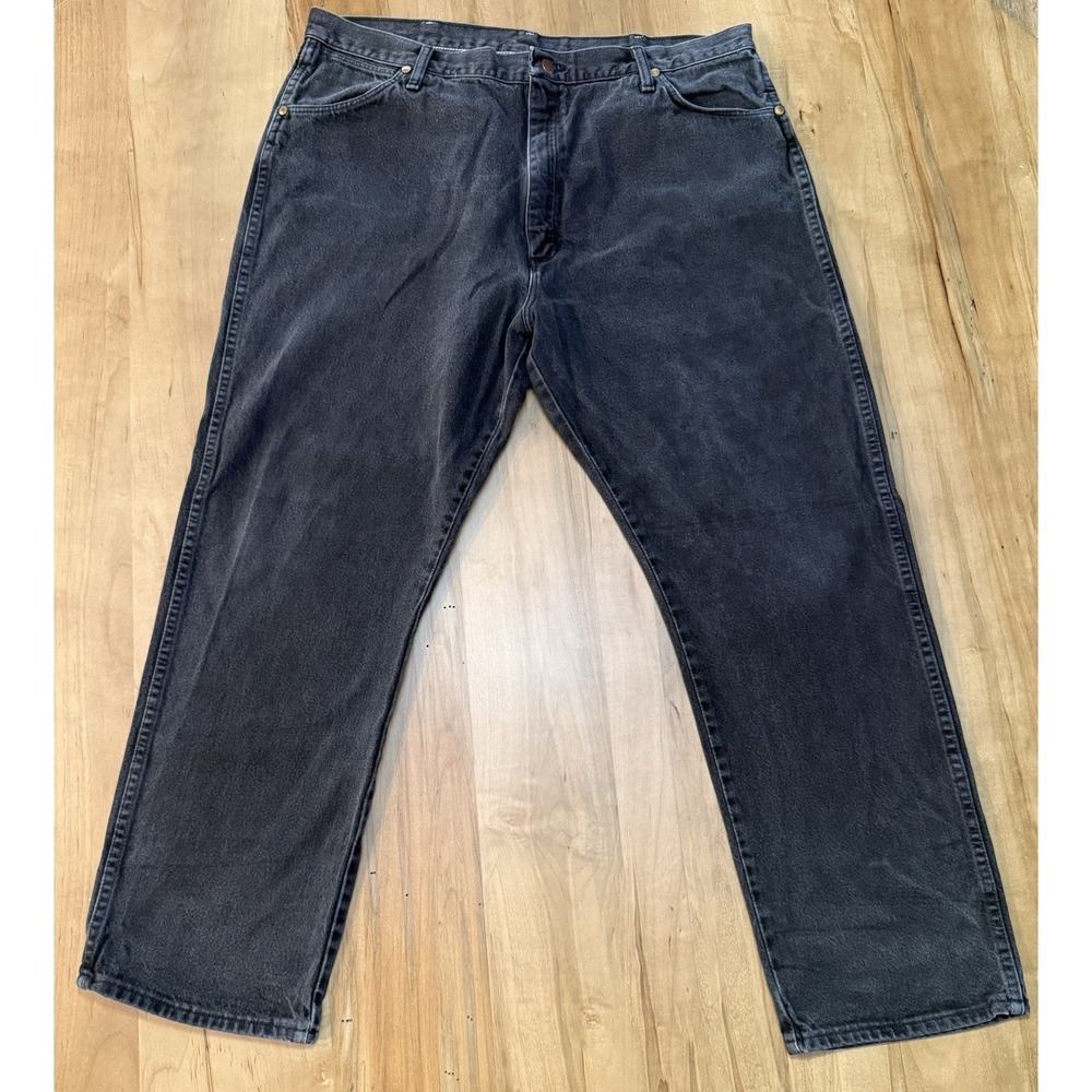 Wrangler Cowboy Cut Original Fit Jeans Black Denim 13MWZWK Men W40 L30 Vintage‎